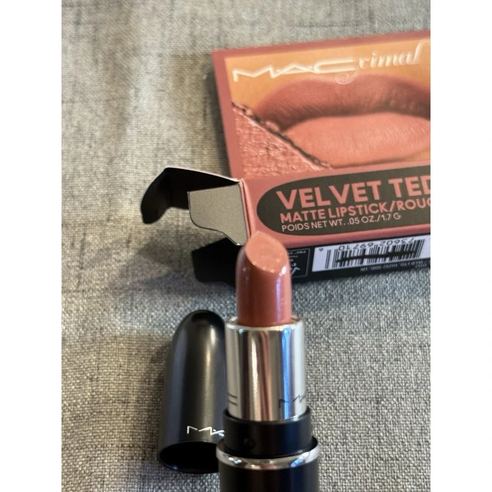 MAC Macximal Matte Lipstick | 617 Velvet Teddy | New In Box 0.05oz/1.7g Mini New